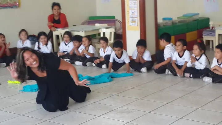 Sesión con niños en el aula