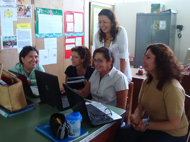 Uso de las TIC con docentes · PRONAFCAP
