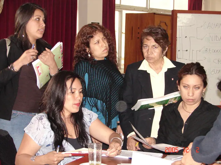 Taller con docentes · Colegio San Francisco de Borja